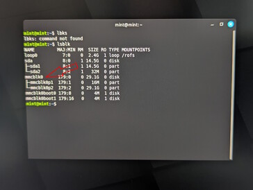 Lsblk gebruiken om interne opslagapparaten te identificeren