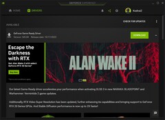 Nvidia GeForce Game Ready Driver 545.84 details in GeForce Experience (Bron: Eigen)