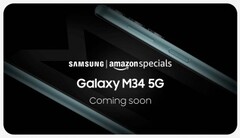 De Galaxy M34 is onderweg. (Bron: Amazon IN)