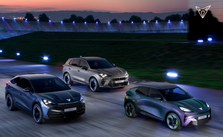 CUPRA zal in de komende drie jaar drie nieuwe geëlektrificeerde voertuigen uitbrengen. (Afbeelding bron: CUPRA)
