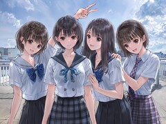 Key art van Blue Reflection Quartet.