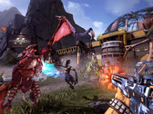 Borderlands 2 screenshot met monsters in gevecht met Zero
