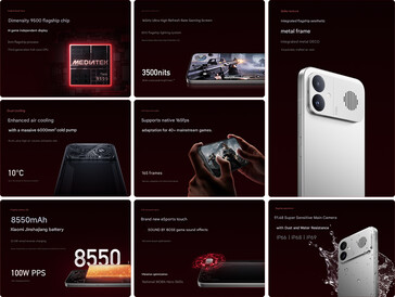 Belangrijkste kenmerken van de gamingtelefoon (machinaal vertaald)