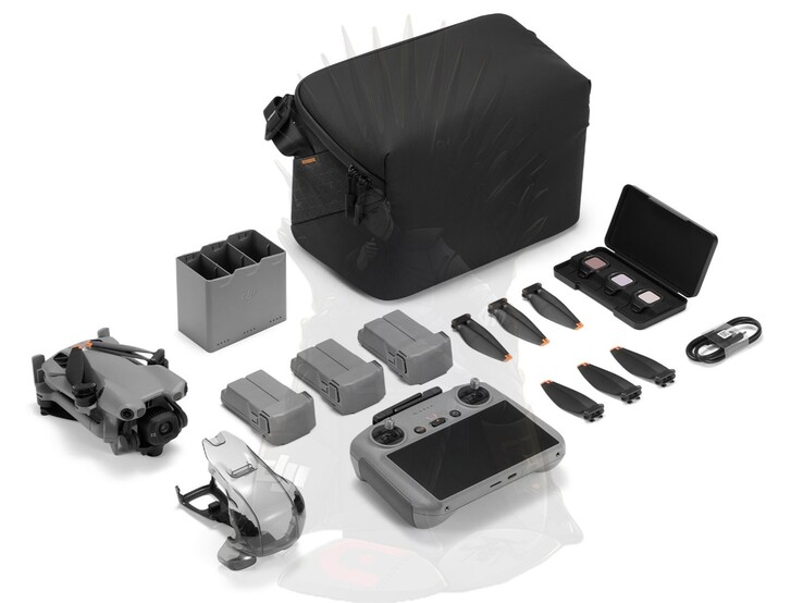 De DJI Mini 5 Pro Fly More Combo met DJI RC2. (Afbeeldingsbron: @quadro-news)