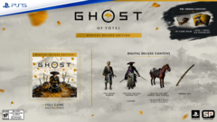 Ghost of Yotei Deluxe Edition pre-order bonussen (bron: PlayStation)