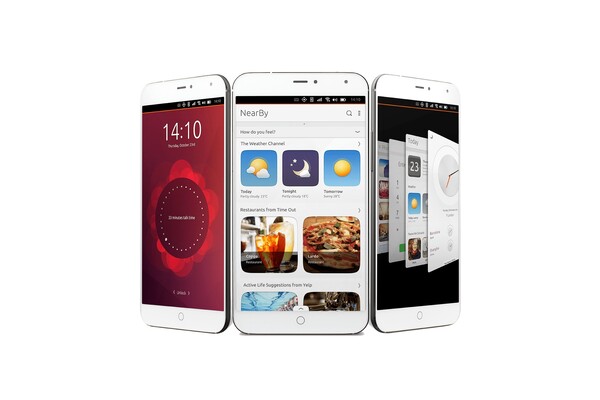 De Meizu MX4 Ubuntu Edition was een van de weinige telefoons waarop het Ubuntu-besturingssysteem van Canonical draaide. (Afbeeldingsbron: Canonical)