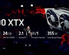 De op RDNA 3 gebaseerde AMD Radeon RX 7900 XTX desktop grafische kaart is aangekondigd (afbeelding via AMD)