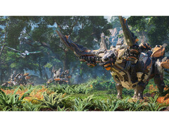 Een screenshot van het spel Light of Motiram waarop een van de mechanimals te zien is. (Afbeeldingsbron: Steam)