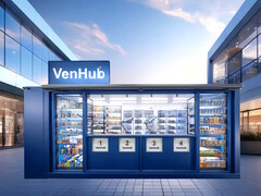 De Venhub gemakswinkel draait 24/7 met behulp van AI-robots om de bedrijfs- en exploitatiekosten met 31 procent te verlagen. (Afbeeldingsbron: Venhub)