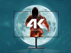 De XG323B-4K-OLED ziet er ongeveer hetzelfde uit als de XG323-4K-OLED2. Afgebeeld: een promofoto van de gamingmonitor. (Afbeeldingsbron: ViewSonic - bewerkt)