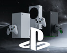 Xbox-consoles worden getoond met PlayStation-logo (bron: Xbox Wire, Sony PlayStation met bewerkingen)