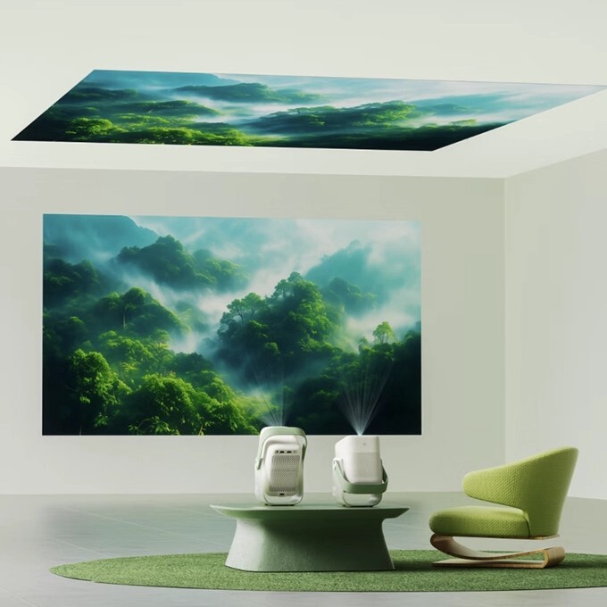 De Xming Q5 Neo Plus projector heeft een verstelbare hoekstandaard. (Afbeeldingsbron: Xming)