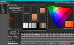 ColorChecker vóór kalibratie (P3)