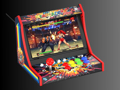de iMP Mini Arcade Pro-joystick en microswitch-knoppen worden getoond (Afbeelding bron: iMP Gaming PR)