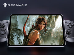 RedMagic heeft gesuggereerd dat de Gaming Tablet 3 Pro ook verkrijgbaar zal zijn met een speciaal accessoire voor gaming. (Afbeeldingsbron: RedMagic)