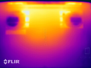 Oppervlaktetemperaturen stresstest (onder)