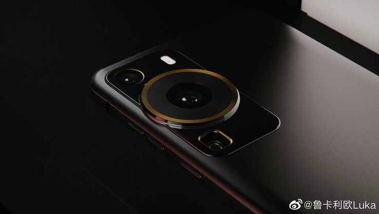 De "Huawei P60" is bedacht als onderwerp voor marketingfoto's...