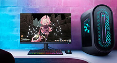 De Alienware AW2724DM heeft aanpasbare AlienFX-verlichting. (Afbeelding bron: Dell)