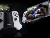 De Digiera HoloMax handheld gaming PC controllers kunnen worden losgekoppeld en draadloos worden gebruikt om games te spelen op het brilloze 3D-scherm. (Afbeeldingsbron: Digiera)