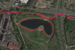 GPS test: Garmin Edge 500 - Cycling around a lake