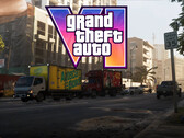 GTA 6-banner met verkeersbeelden in Vice City