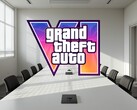 Het logo van GTA 6 wordt getoond in de vergaderzaal