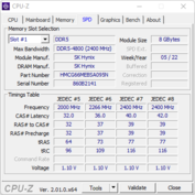 CPU-Z: RAM slot 1