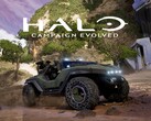 Warthog te zien in de Xbox-versie van Halo: Campaign Evolved