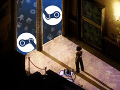 Er zijn een paar interessante gratis games. Afgebeeld: een bewerkte schermafbeelding uit A Night at Moka Efti.