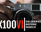Het ziet ernaar uit dat Fujifilm de X100VI in recordtijd uit de pre-order zal halen. (Afbeelding bron: Fujifilm - bewerkt)