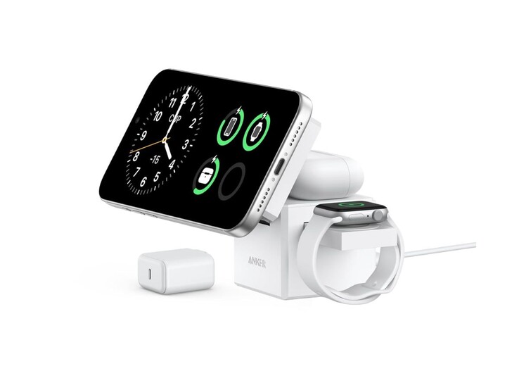 Het Anker MagGo draadloze oplaadstation (3-in-1 kubus). (Afbeeldingsbron: Anker)