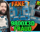 CPU SCAM AMD Ryzen 9800X3D Namaakfraude