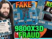 CPU SCAM AMD Ryzen 9800X3D Namaakfraude