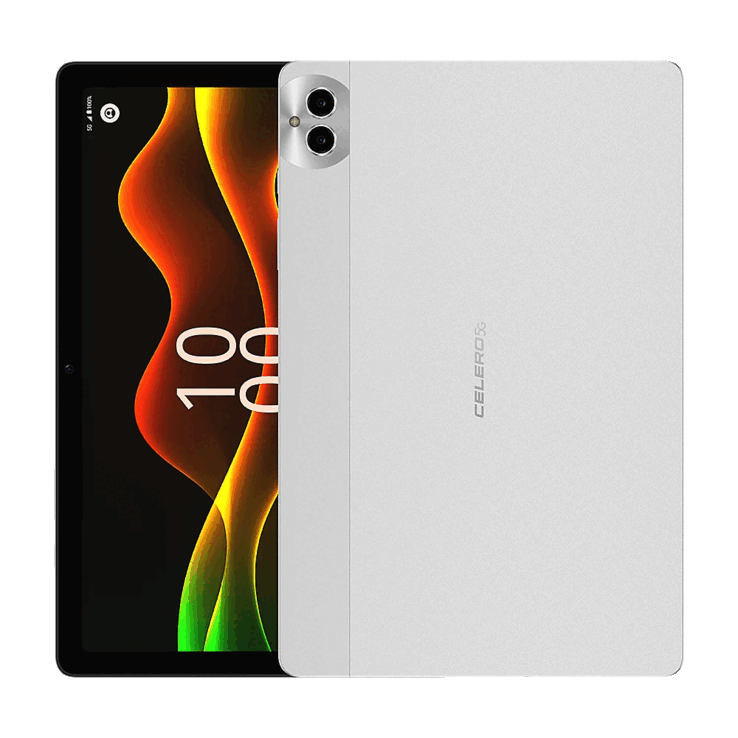 De Boost Celero5G tablet is beschikbaar in een enkele wolk zilveren kleuroptie (Afbeelding bron: Boost Mobile)