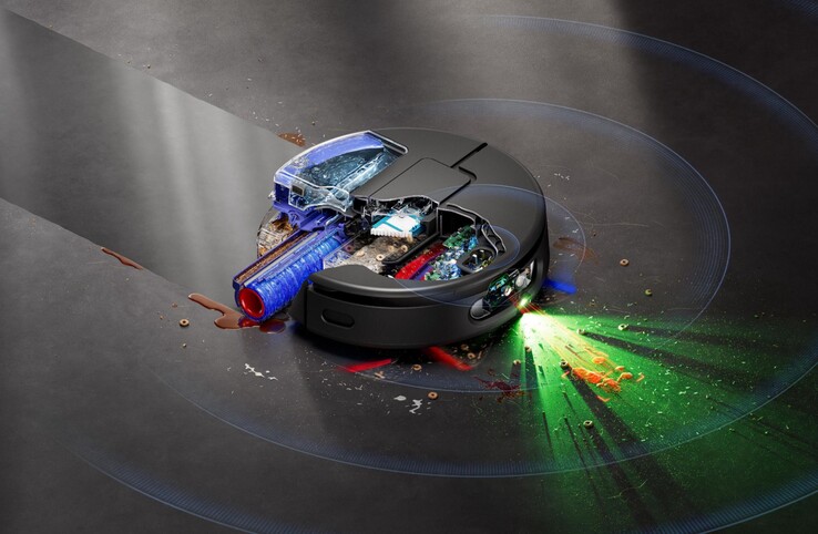 De Dyson Spot+Scrub AI robotstofzuiger. (Afbeeldingsbron: Dyson)