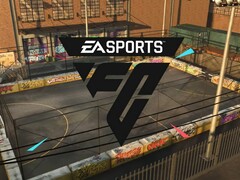EA Sports FC-logo getoond op Volta court (Afbeelding bron: EA met bewerkingen)