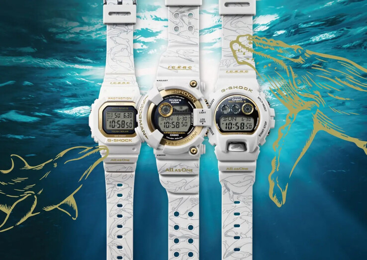 De 2024 modellen voor de Casio G-Shock "Love The Sea And The Earth" lijn. (Afbeeldingsbron: Casio)