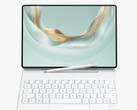 De Huawei MatePad Pro 12,2'' (2025) wordt geleverd met een toetsenbordhouder, maar de stylus moet apart worden aangeschaft. (Afbeeldingsbron: Huawei)