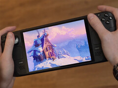 De Better With a Friend-collectie heeft zes co-op spellen. Afgebeeld: Steam Deck met Trine 4. (Afbeeldingsbron: Warhorse Studios en Valve - bewerkt)