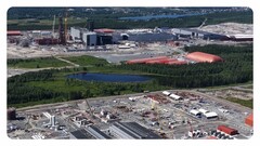 De Stegra-fabriek in Boden, Zweden
