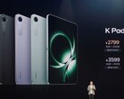 De Redmi K Pad presentatie toont alle beschikbare kleuren (Afbeelding bron: Xiaomi via X; bijgesneden)
