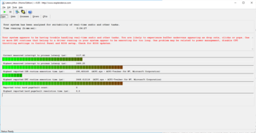 Latency Mon Hoofdpagina