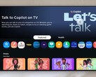 Eigenaars van bepaalde Samsung TV's en monitoren kunnen nu praten met de Microsoft Copilot AI chatbot over entertainment en algemene onderwerpen. (Afbeeldingsbron: Microsoft)