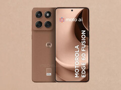De Motorola Edge 60 Fusion in Mokka Mousse is mogelijk exclusief voor bepaalde markten. (Afbeeldingsbron: Ytechb)