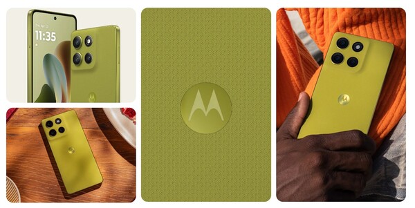Motorola Moto G86 Power in Pantone Cypress. (Afbeeldingsbron: Motorola)