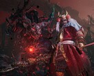 Een monster en samoerai in Nioh 3. 