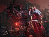 Een monster en samoerai in Nioh 3. 