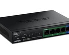 De ventilatorloze TPE-BG350 multi-gigabit-switch van Trendnet wordt geleverd in een robuuste metalen behuizing