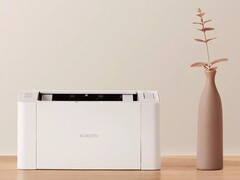 De Xiaomi K100 laserprinter is qua formaat vergelijkbaar met een zijde A4-papier. (Beeldbron: Xiaomi)