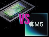 Nvidia's RTX Spark versus Apples M5 Pro (chip uit de M5-familie afgebeeld).